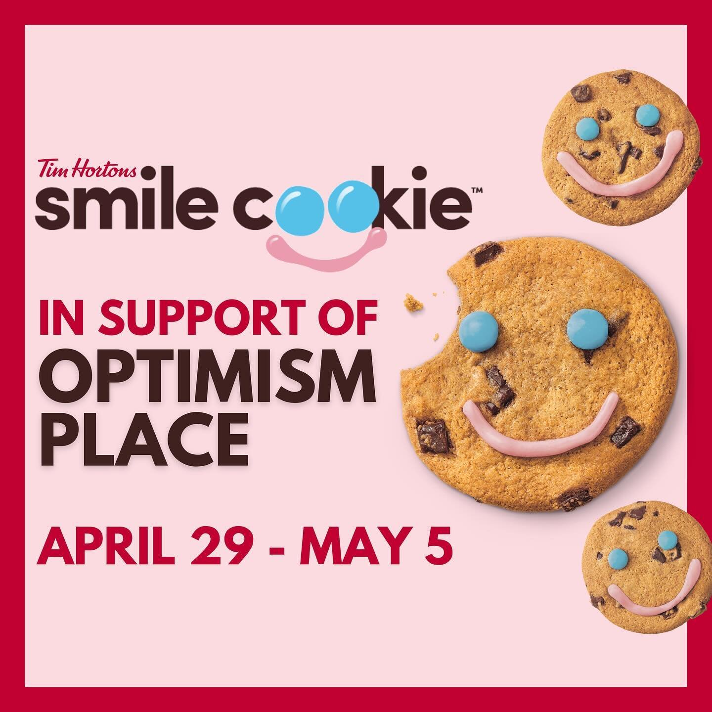 We are so excited to be chosen as the 2024 Smile Cookie Charity this year! 🍪❤️

To avoid disappointment, we encourage pre-ordering cookies - you can find the PDF at the link in our bio ➡️

Smile Cookies for Optimism Place will be available at all th