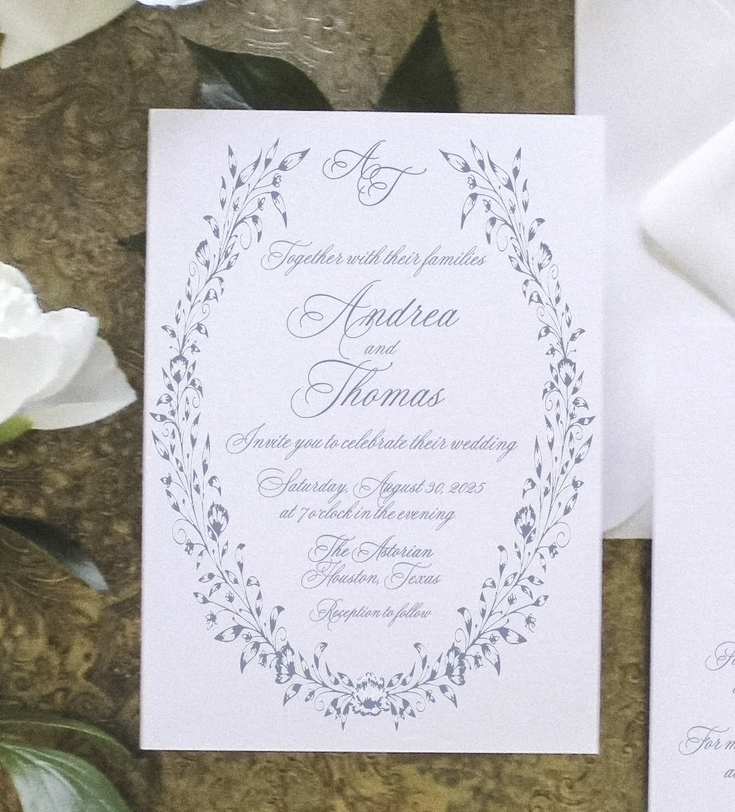 Botanical frame and monogram classic script wedding invitation 1.jpeg