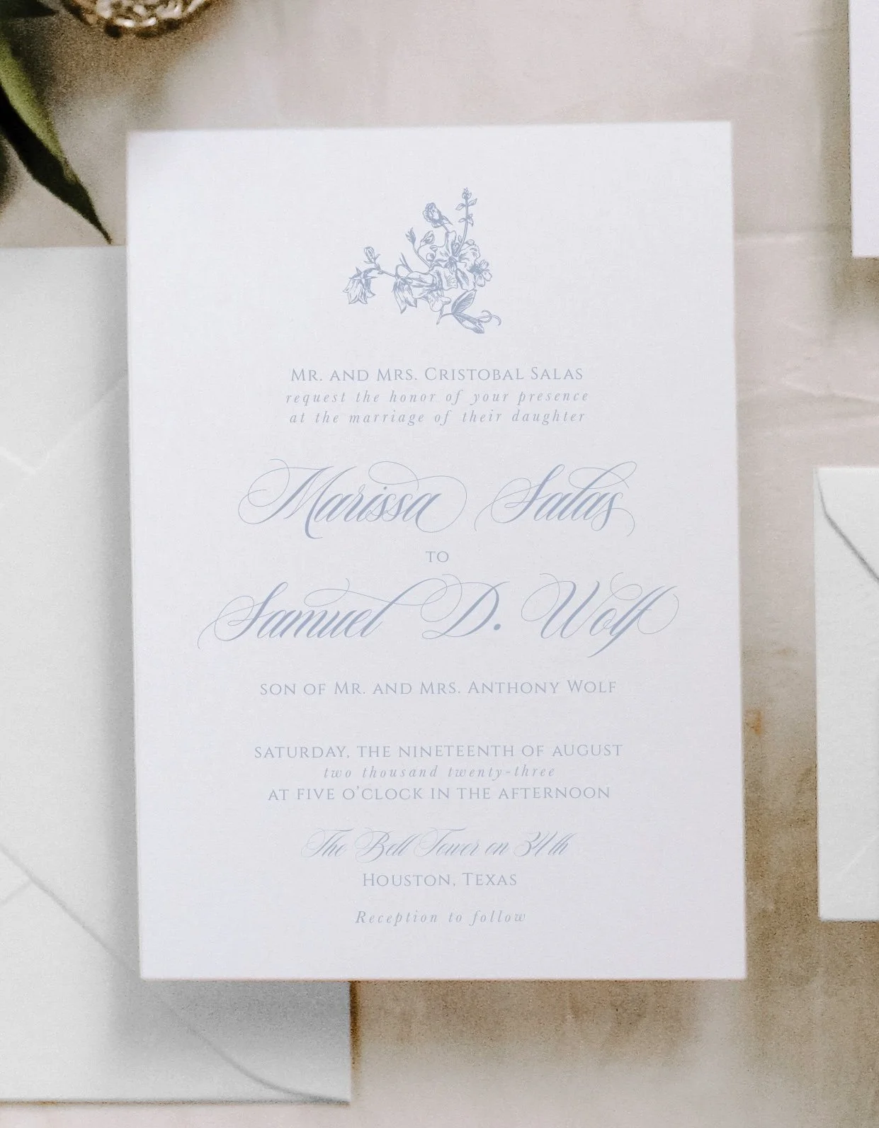 Floral classic Wolf Invitation card.jpeg