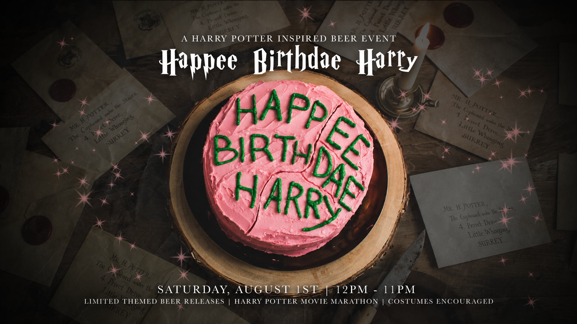 Happee Birthdae Harry | A Harry Potter Beer Event 