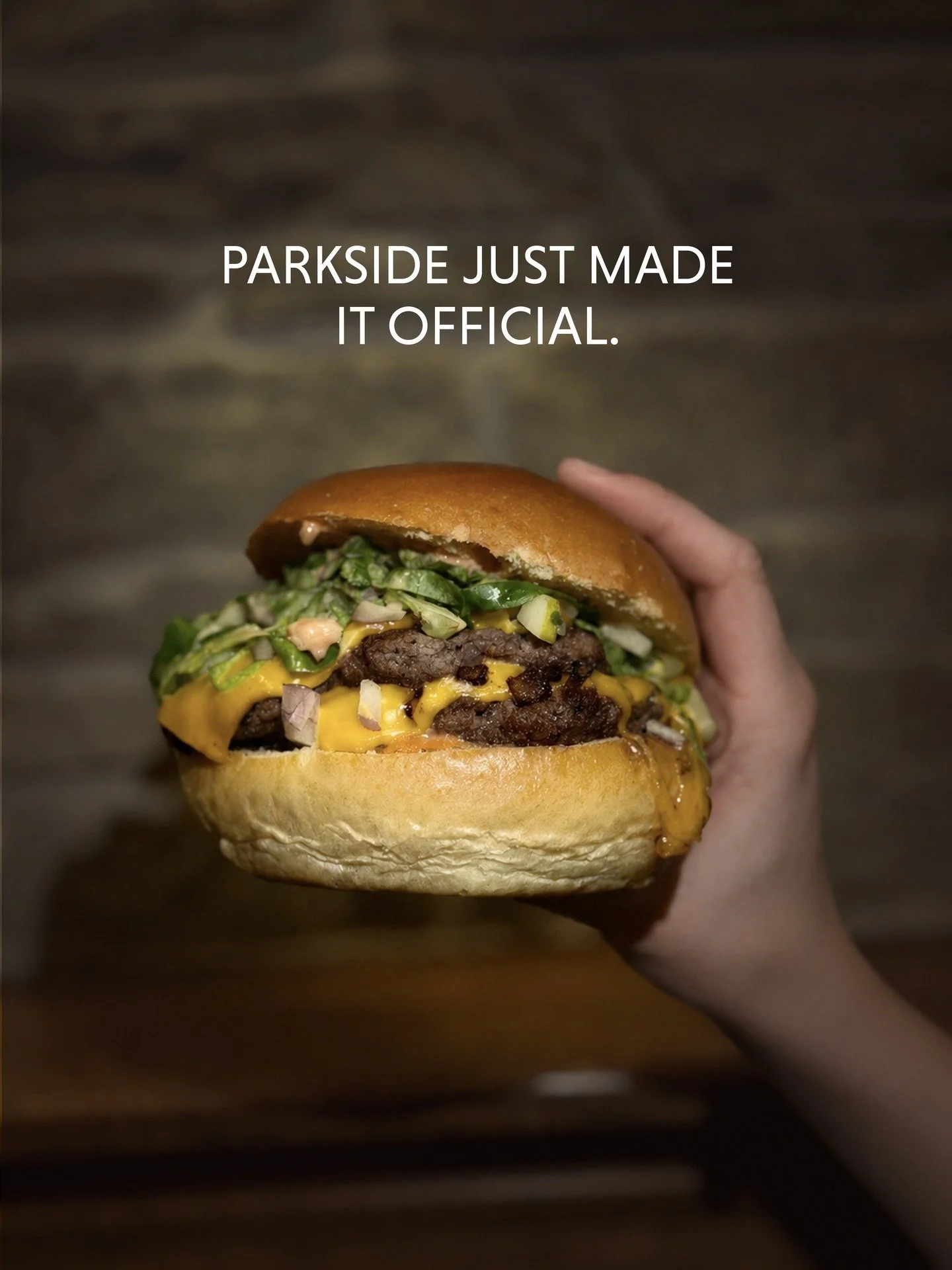 The Smashburger is here to stay.

Two beef patties, American cheese, diced pickles, onion, and shaved lettuce &mdash; smashed to perfection.

Now joined by several new additions on the menu. Stop by, try them all, and keep an eye out for what&rsquo;s