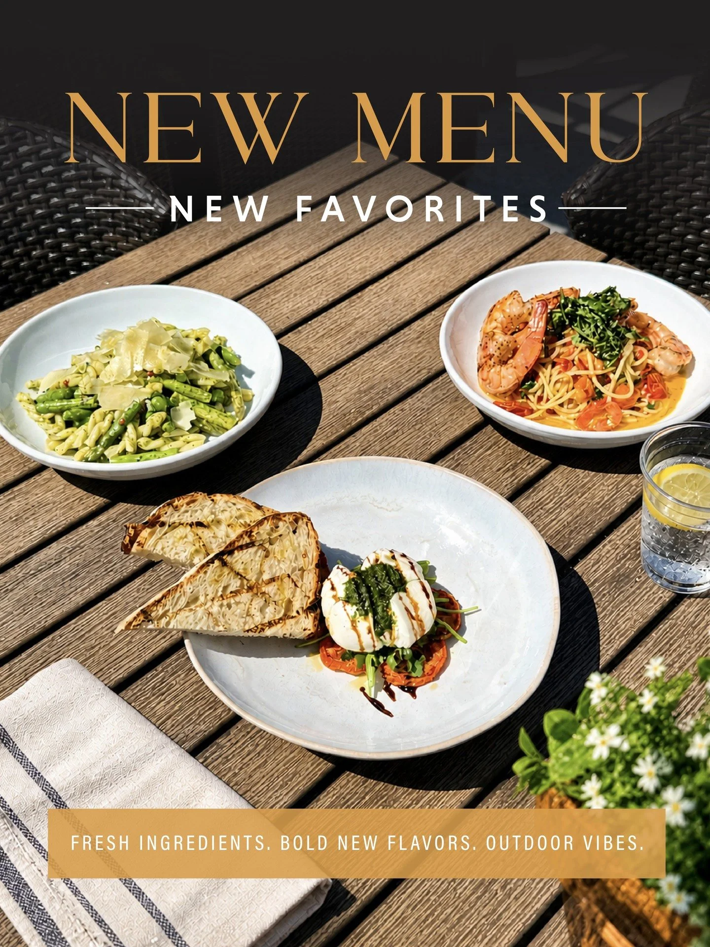 Be the first to try what&rsquo;s new at Parkside &mdash; now serving on the patio ☀️

Our latest seasonal dishes are fresh, vibrant, and made for dining al fresco:

&bull; Shrimp, lightly grilled with spaghetti, Fresno chili, burst tomato &amp; arugu