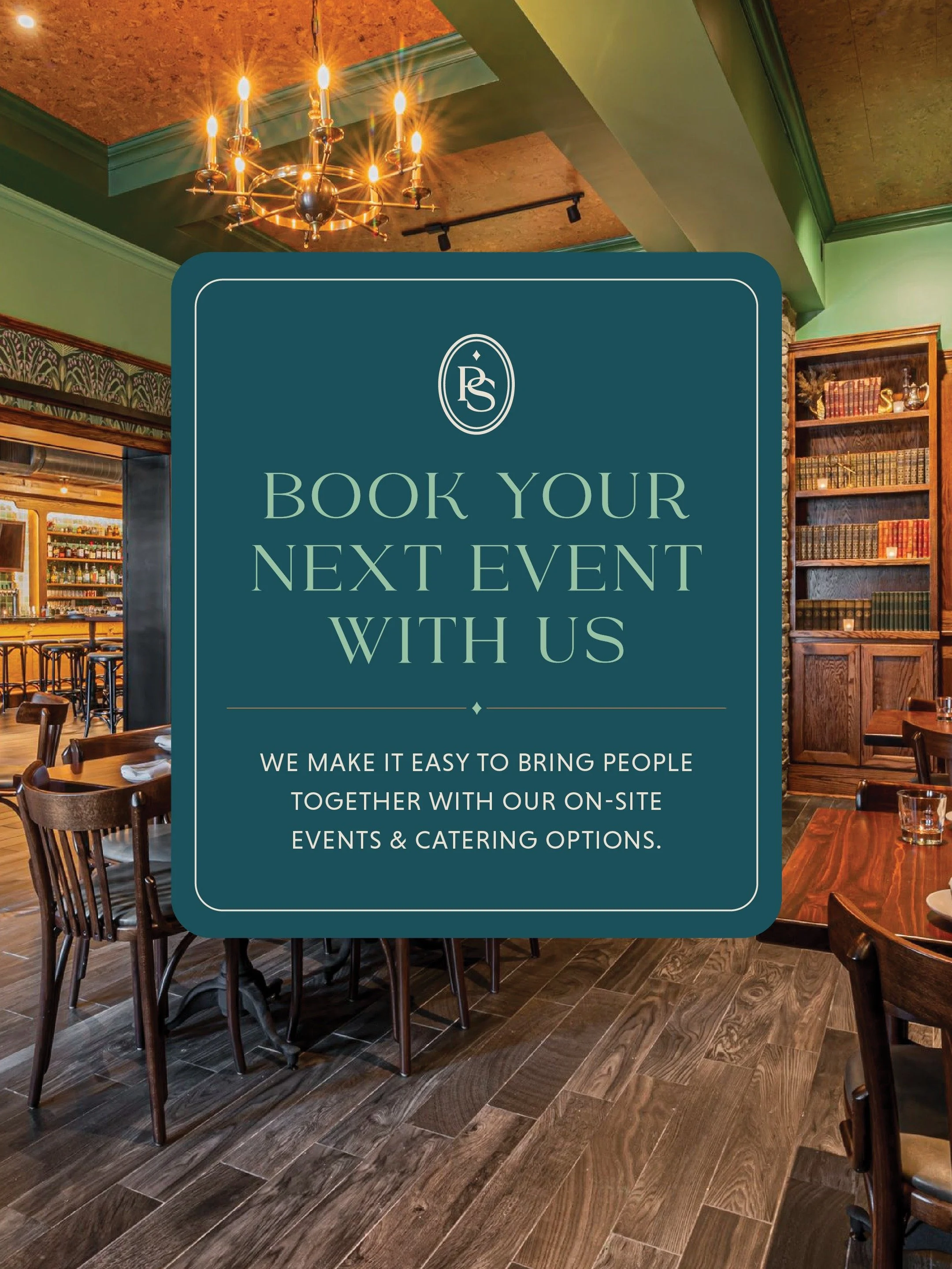 At Parkside, every event has a place at the table. 

From graduations and bridal showers to birthdays, happy hours, corporate gatherings, and everything in between &mdash; we offer the perfect setting for your next memorable private event.

Hosting s