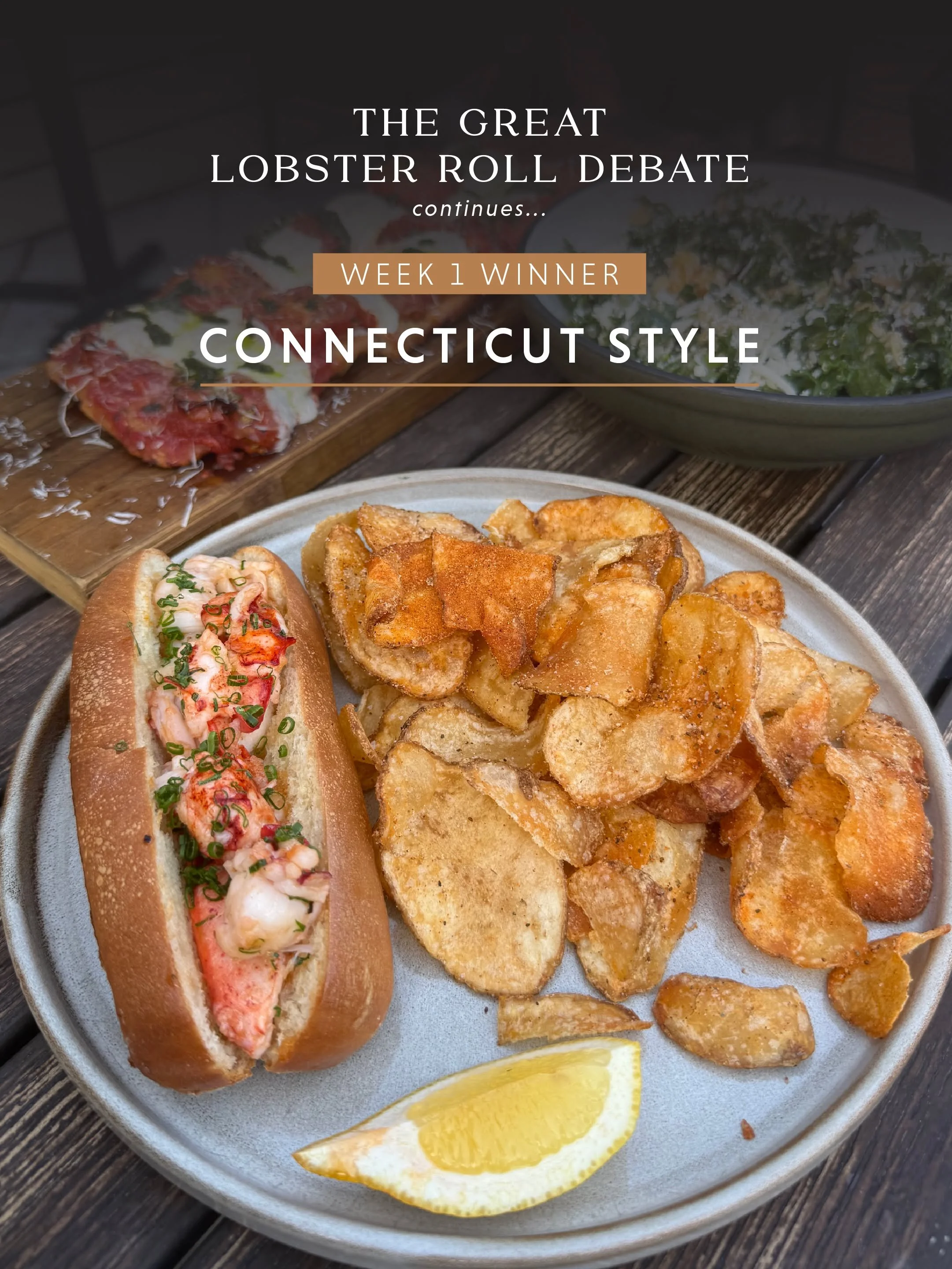 🏆 CONNECTICUT TOOK ROUND ONE 🦞

The butter lovers showed up last weekend. Now it's New England's turn.

The Great Lobster Roll Debate returns to Parkside this weekend.

Grab a patio table, order a round of drinks, and taste both contenders for your