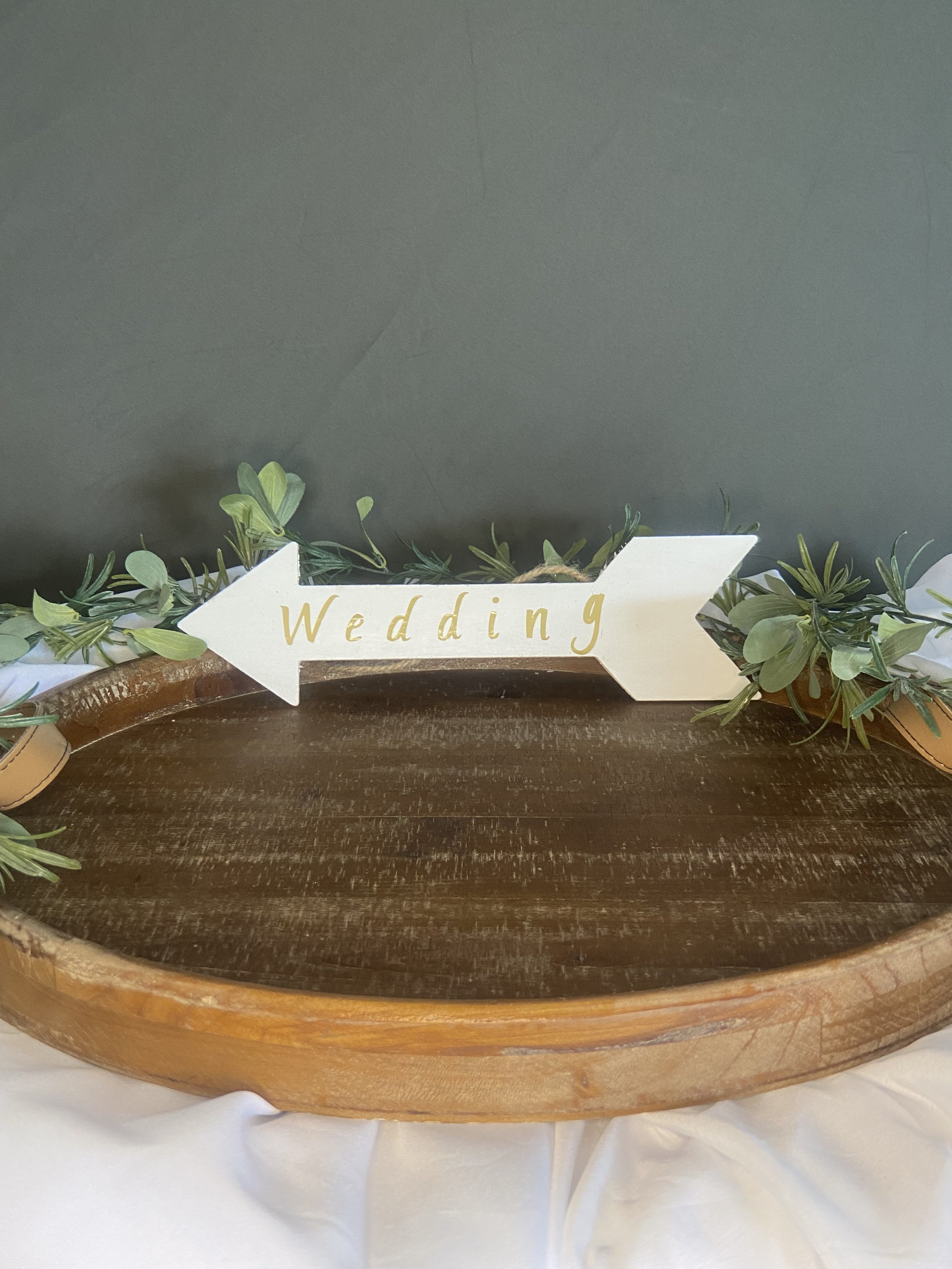 Wedding Arrow Sign