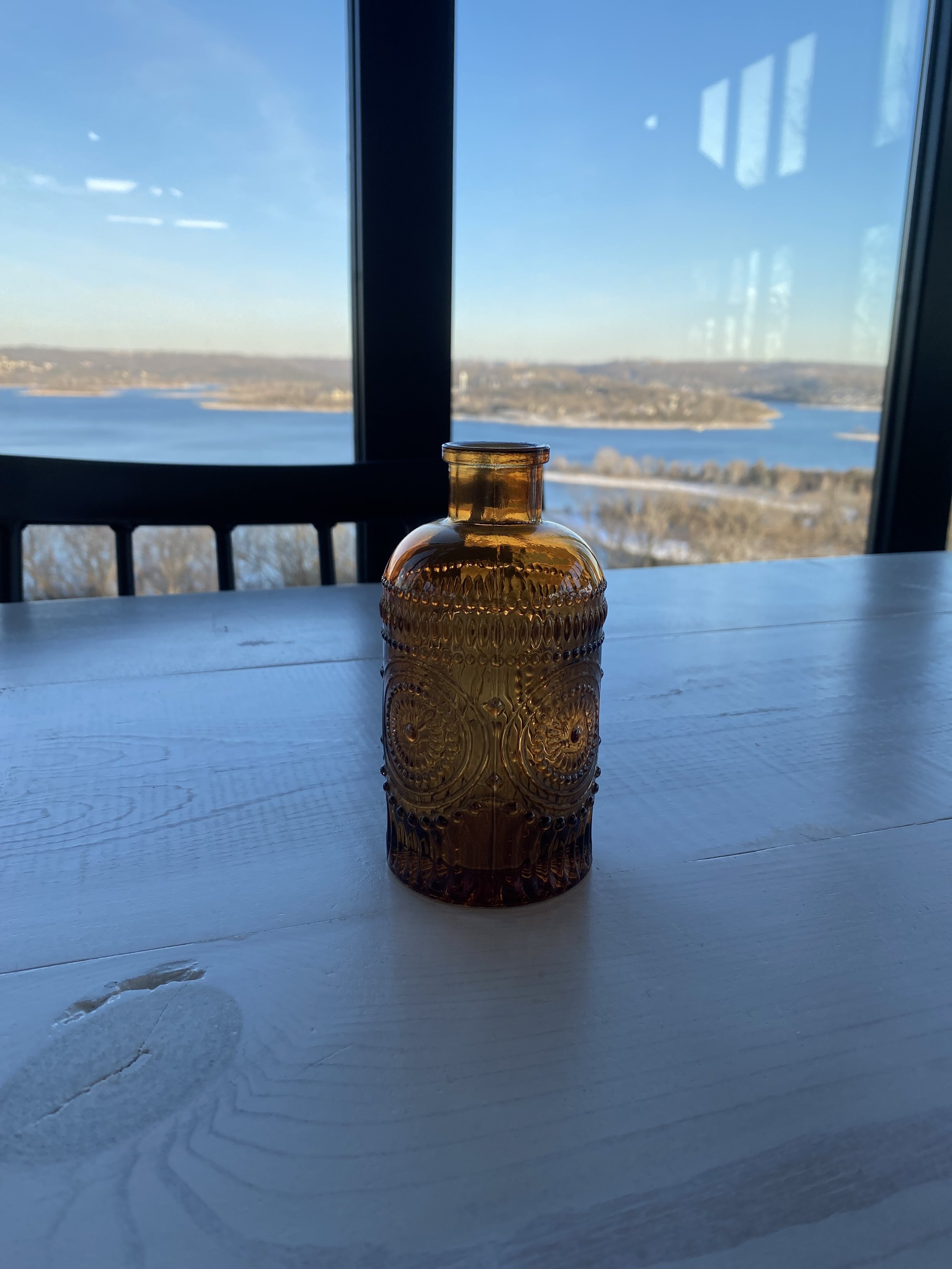 Amber Bud Vase