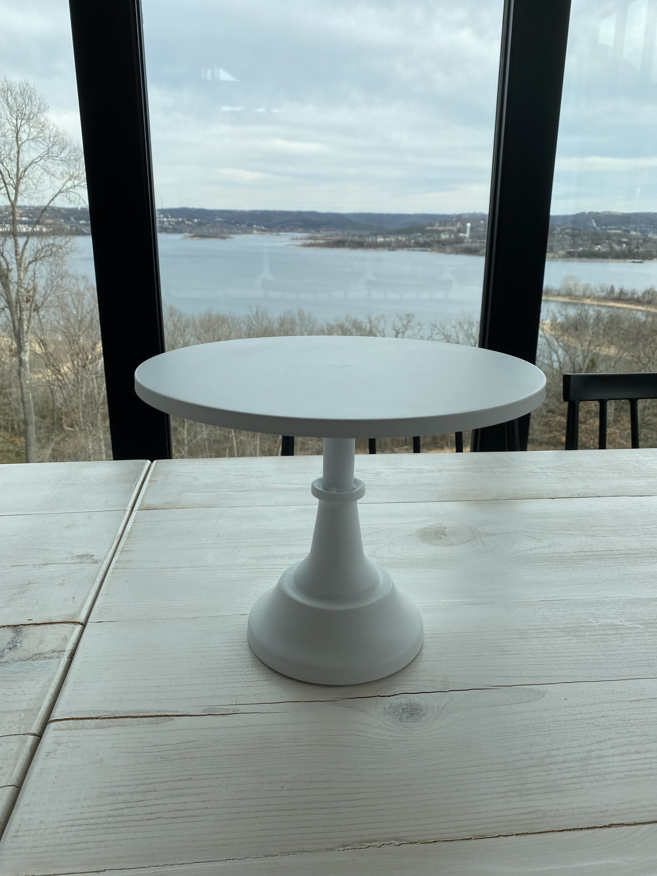 White 12" Cake Stand