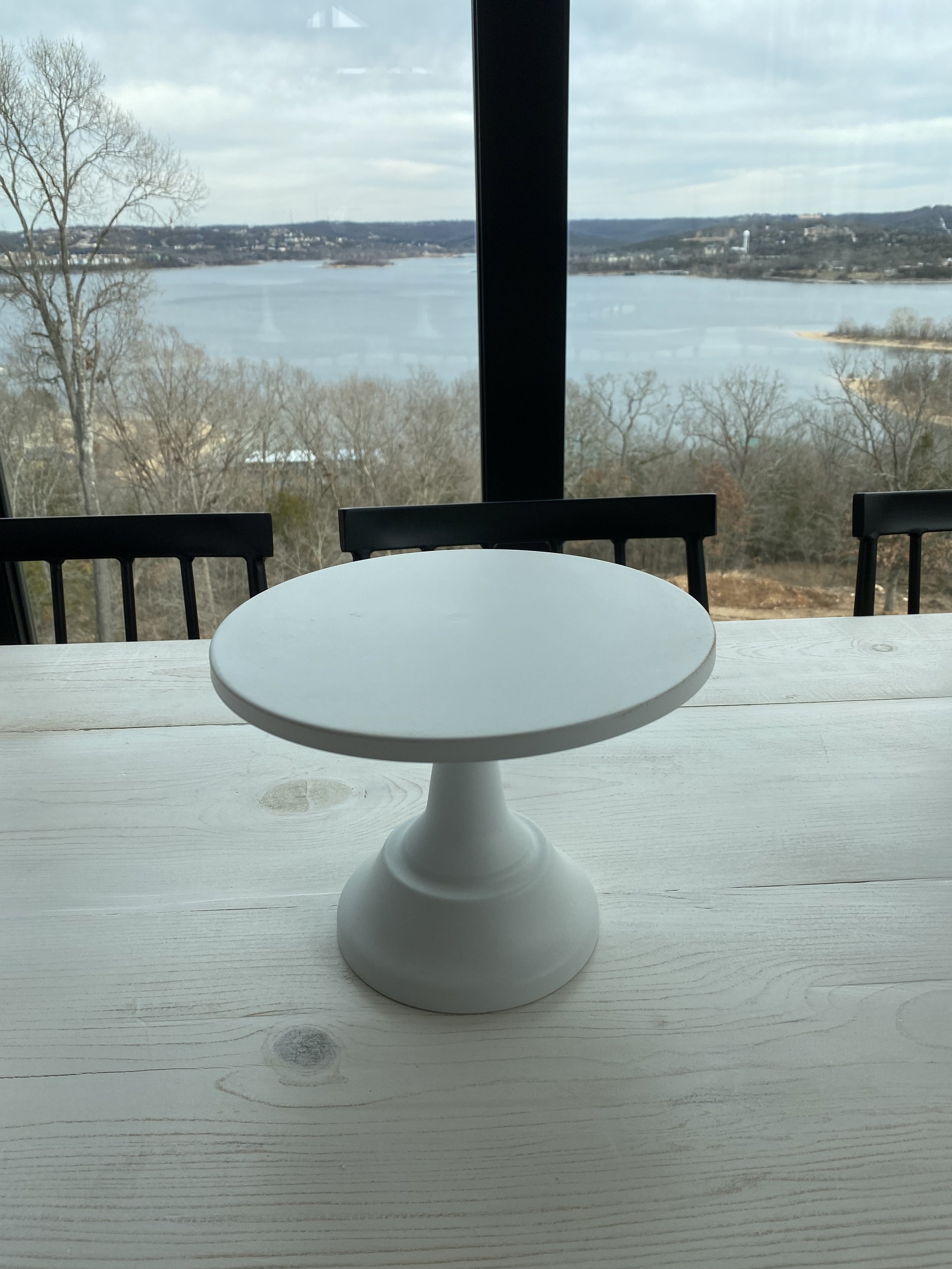 White 10" Cake Stand