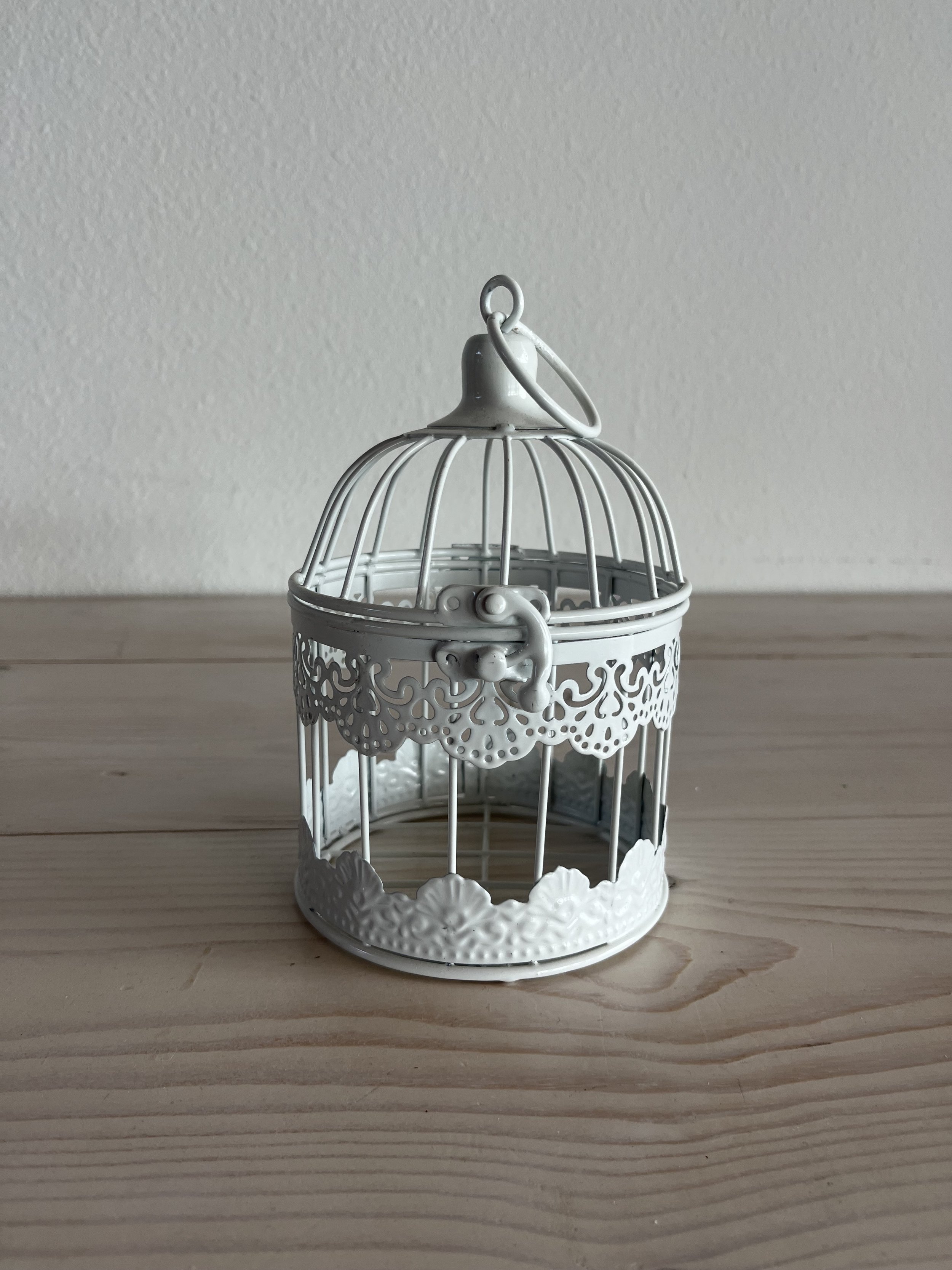 White Circle Cage