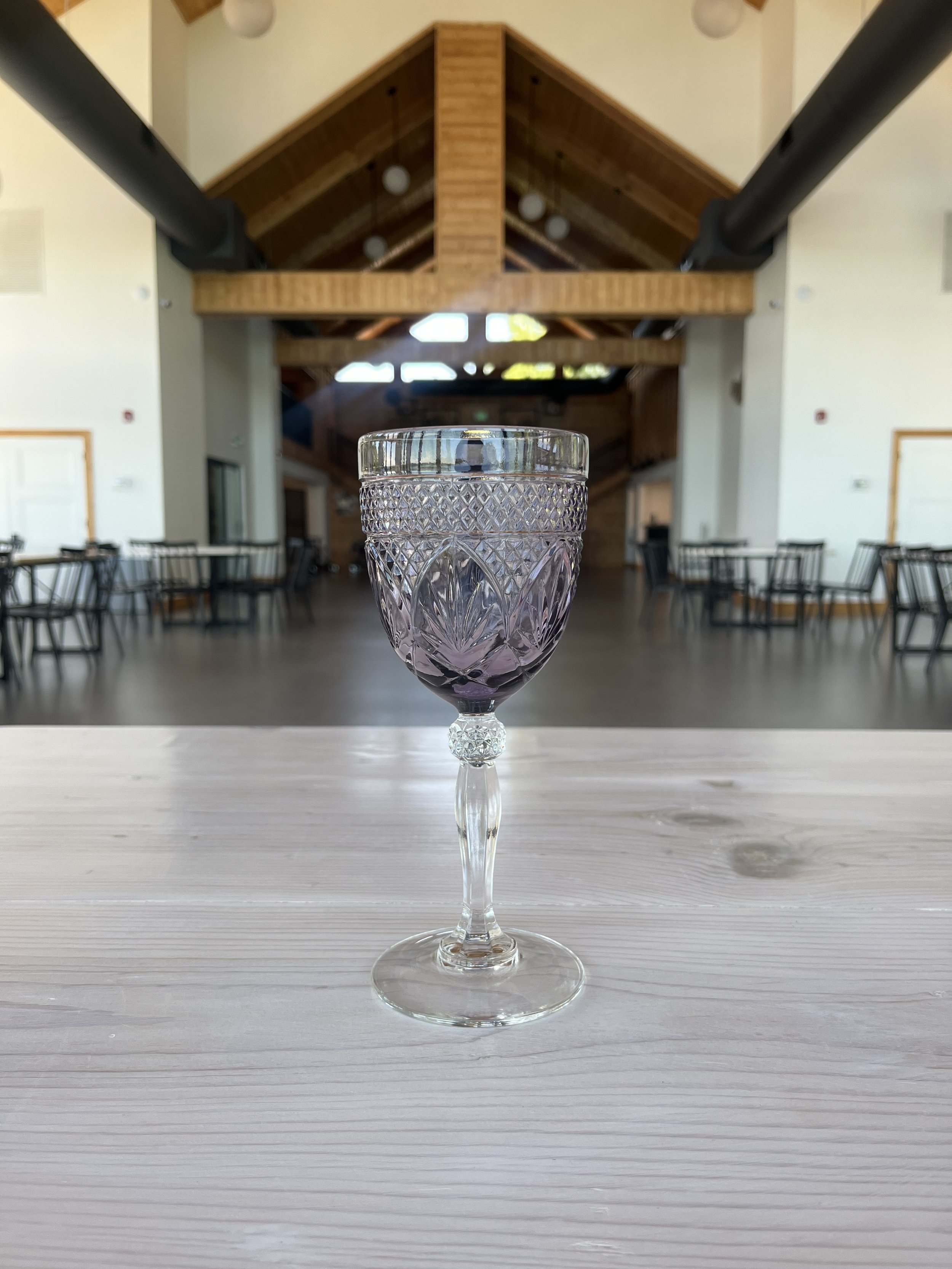 Purple Vintage Goblets