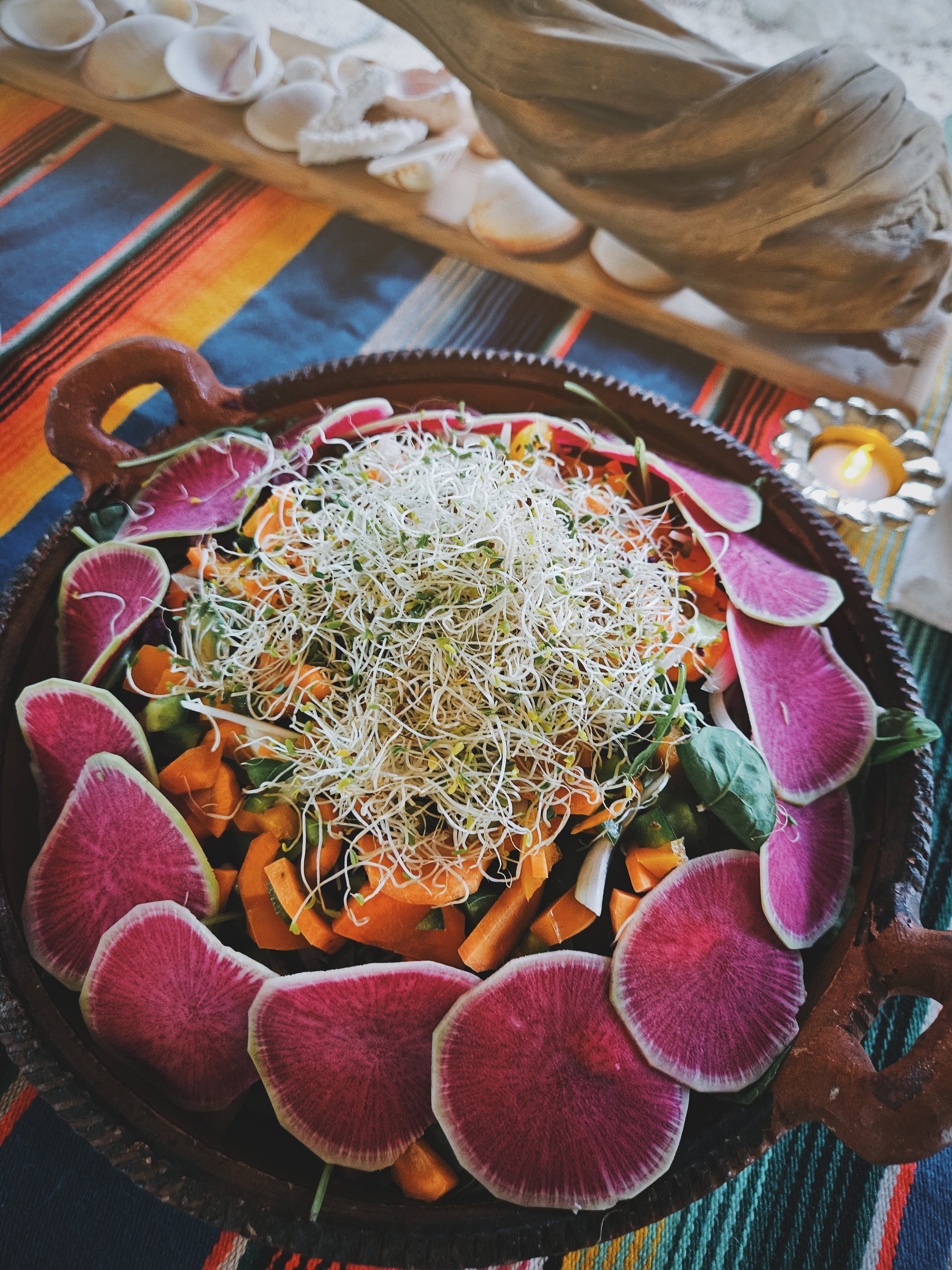 Beautiful, colorful, healthy looking salad