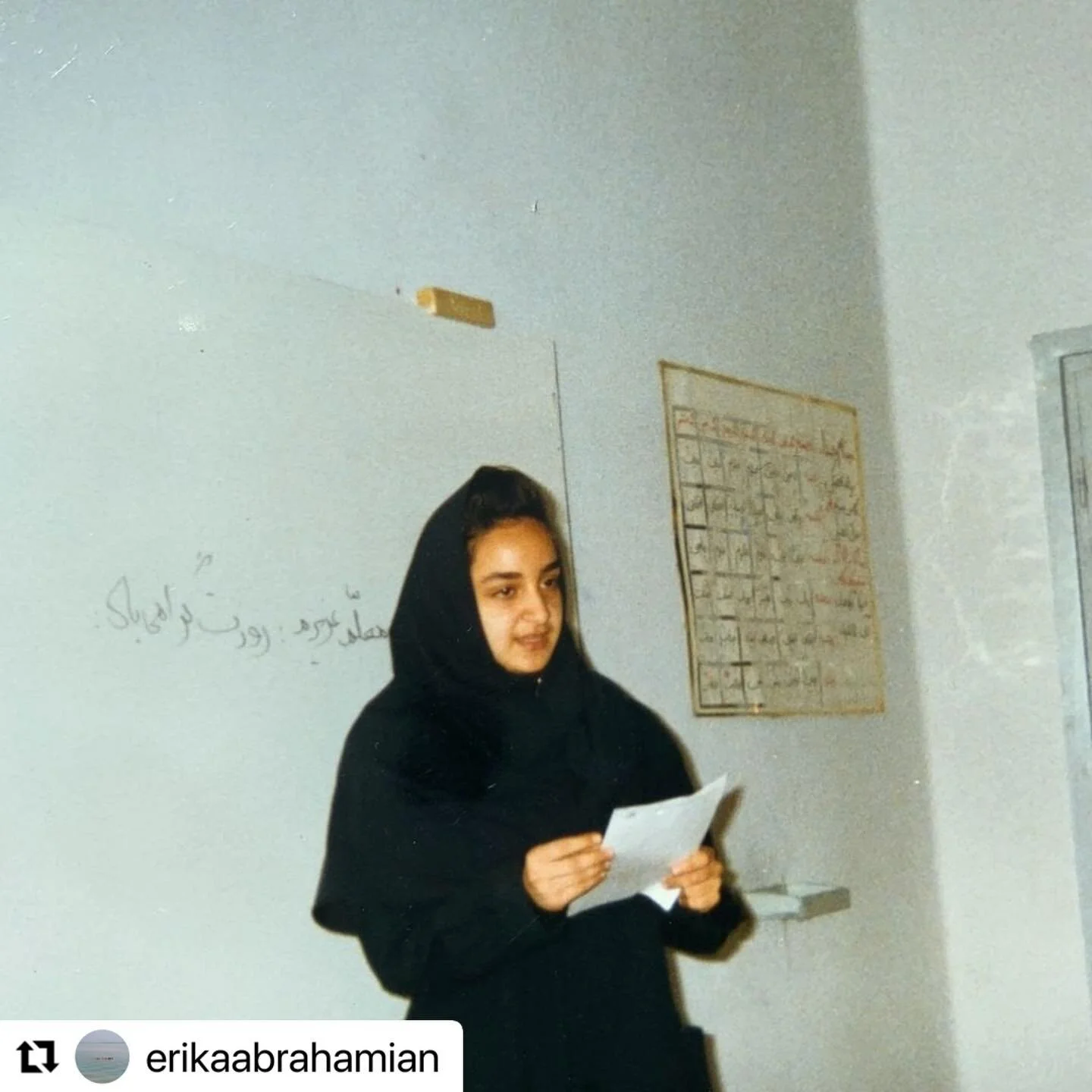 Sharing fellow yogi's @erikaabrahamian  post: &quot;the largest feminist revolution of our lifetime&quot; This is COURAGE 

 Repost @erikaabrahamian:
・・・
&quot;the first picture is me in 8th grade. We wouldn't think to challenge the rules. We wouldn'