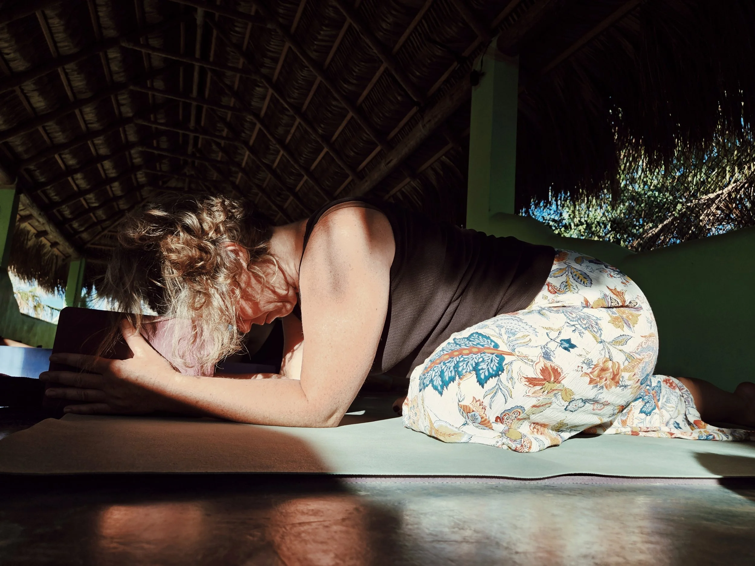 restorative forward bend