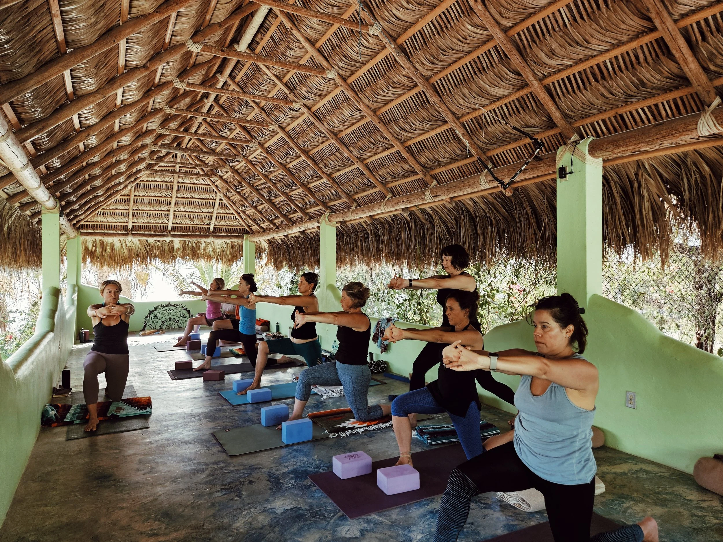 Yoga in the Palapa