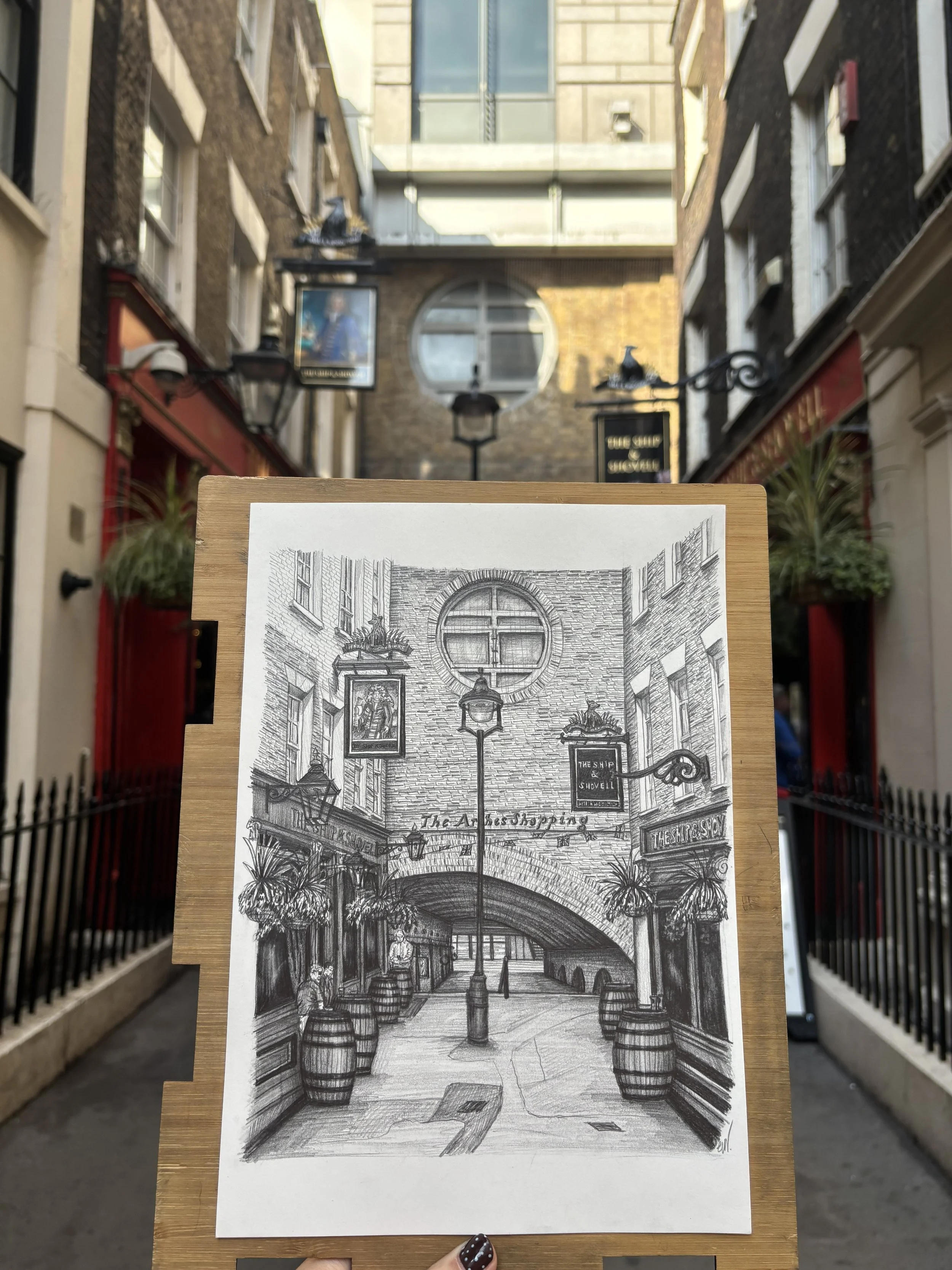 The Ship and Shovell Pub Print, WC2N