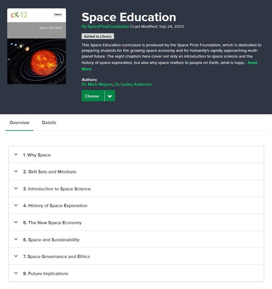 Boks Space Program Books — Space Education Events