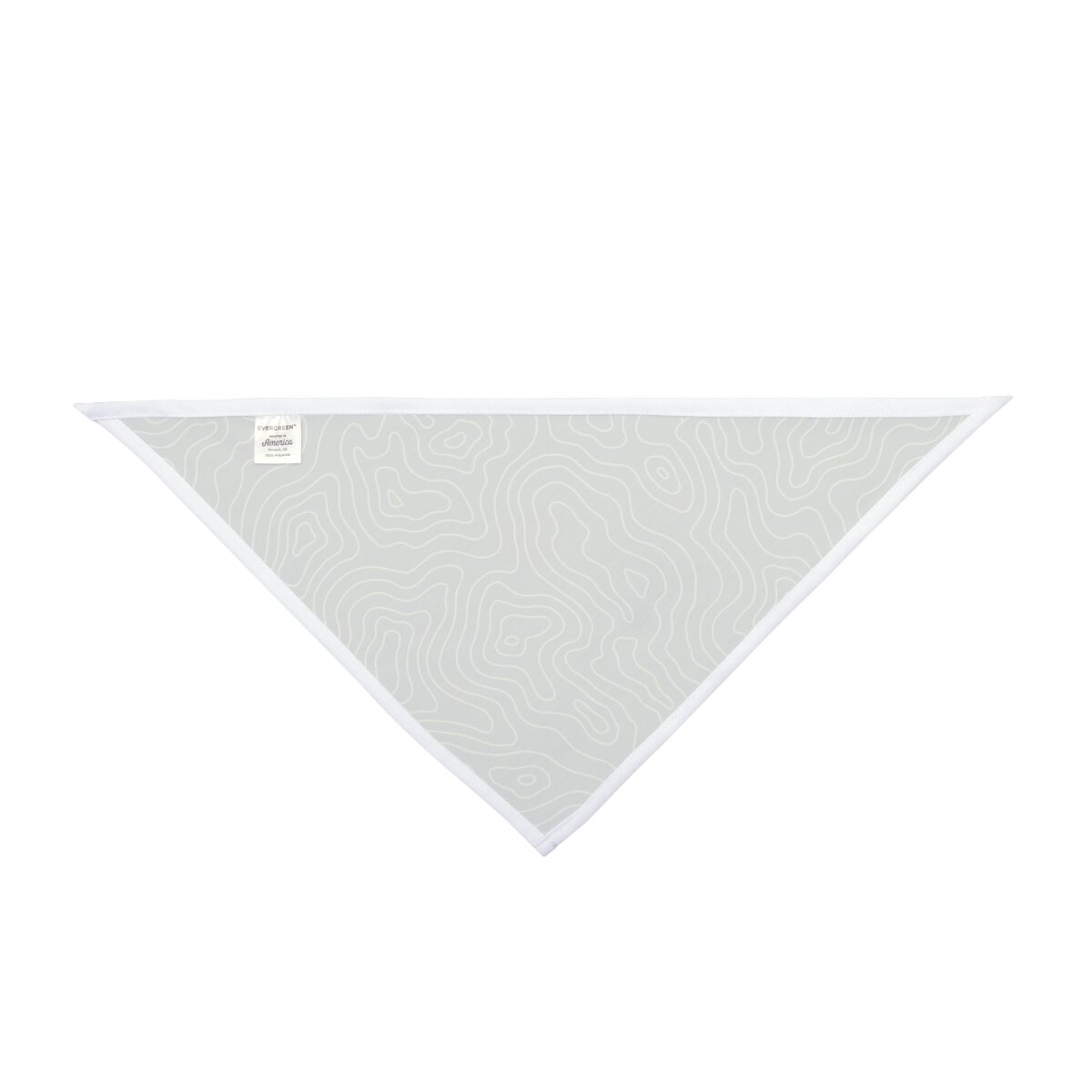 Topo Map Pet Bandana Green