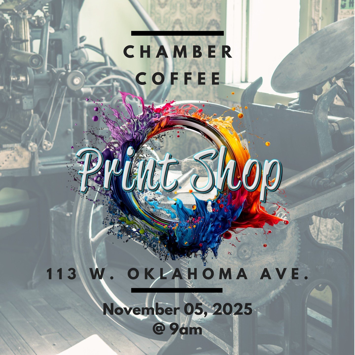 ☕️✨ You're invited! Join us for Chamber Coffee and discover everything our Print Shop has to offer! Whether you're curious about our services or just want to network with fellow community members, this is the perfect opportunity. 

Come sip on some c