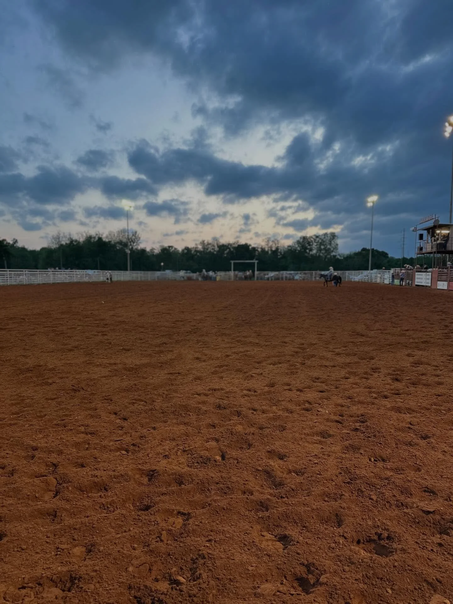 The new office for the rest of the night - 89er Rodeo