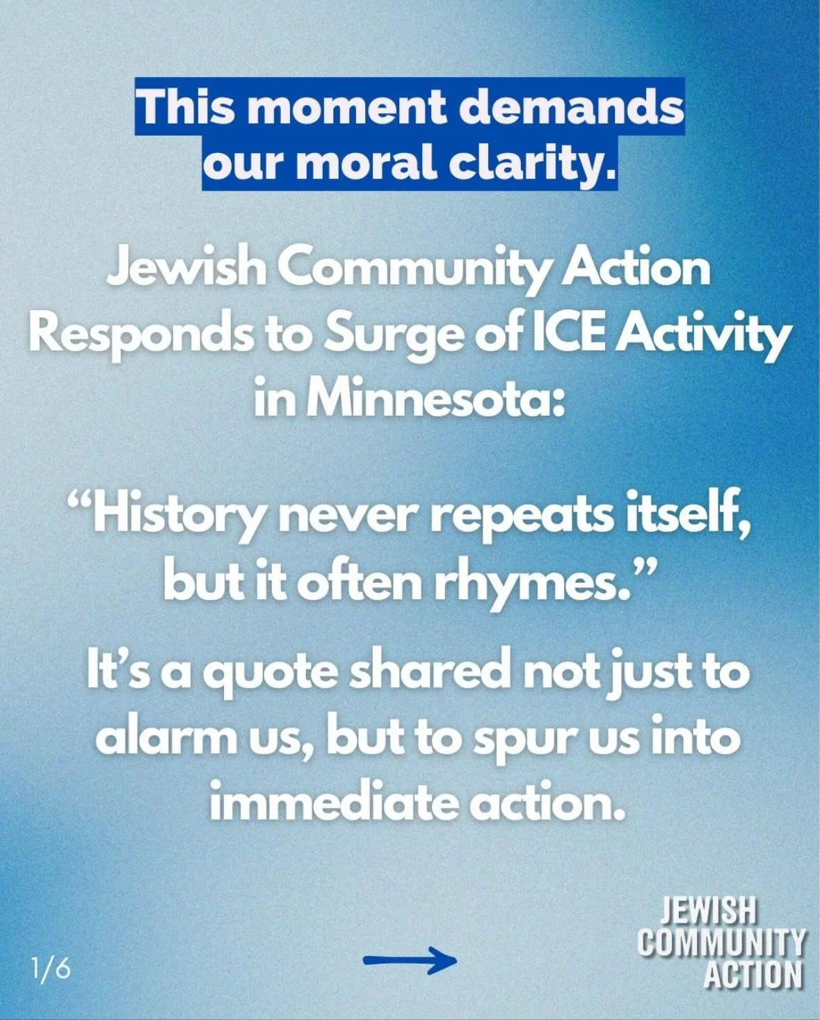URGENT ASK: Text ICE OUT to 30319 to join a nonviolent emergency protest at 7 a.m. tomorrow (Jan. 8th) to demand that ICE be held accountable for their actions and leave Minnesota.

As ICE continues to terrorize our neighbors, we must act with the mo