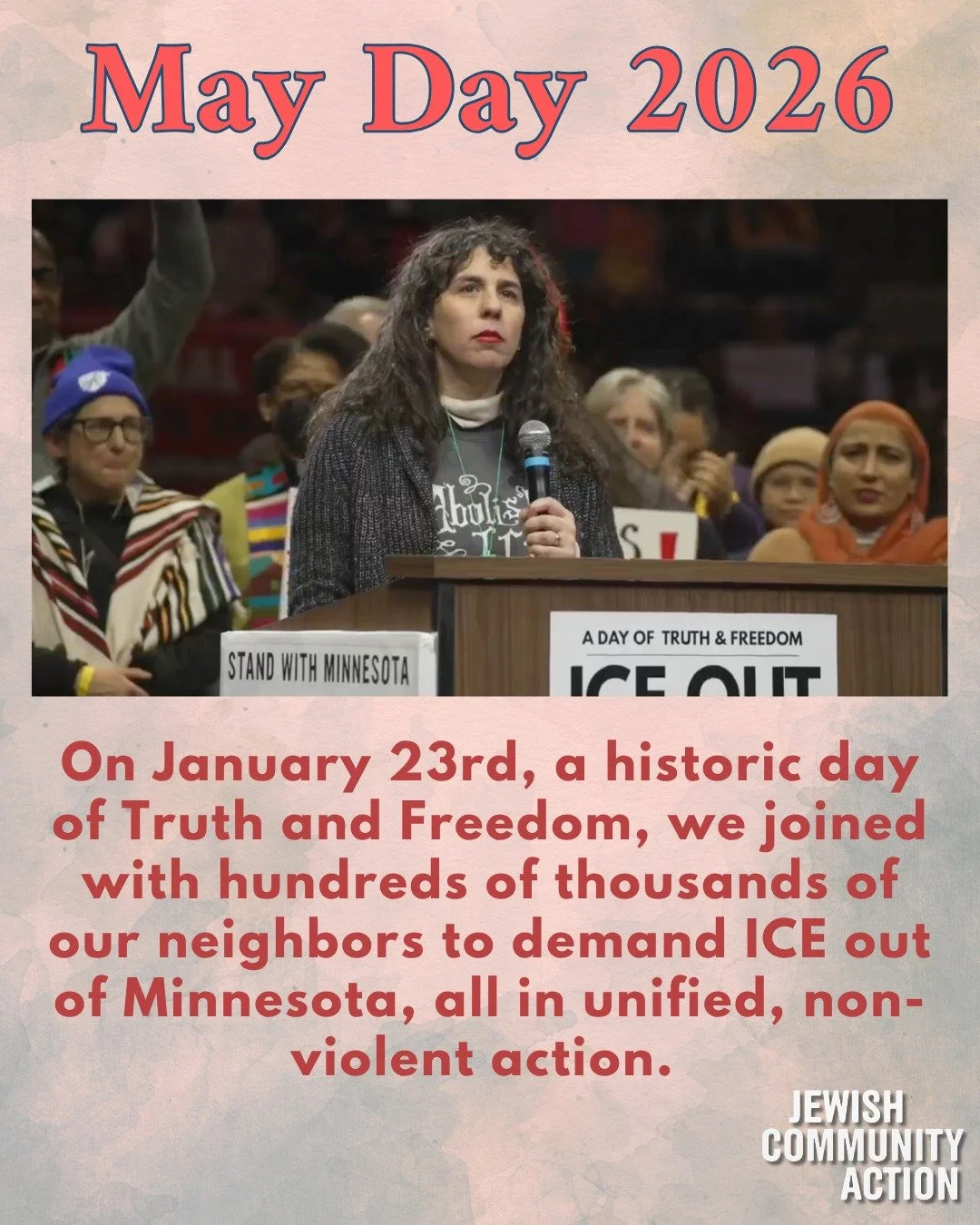On January 23rd, we stood together with thousands of Minnesotans for a historic day of truth and freedom.

Now as the first assault charges against an ICE officer have been filed in Hennepin County, we&rsquo;re preparing for an equally powerful day o