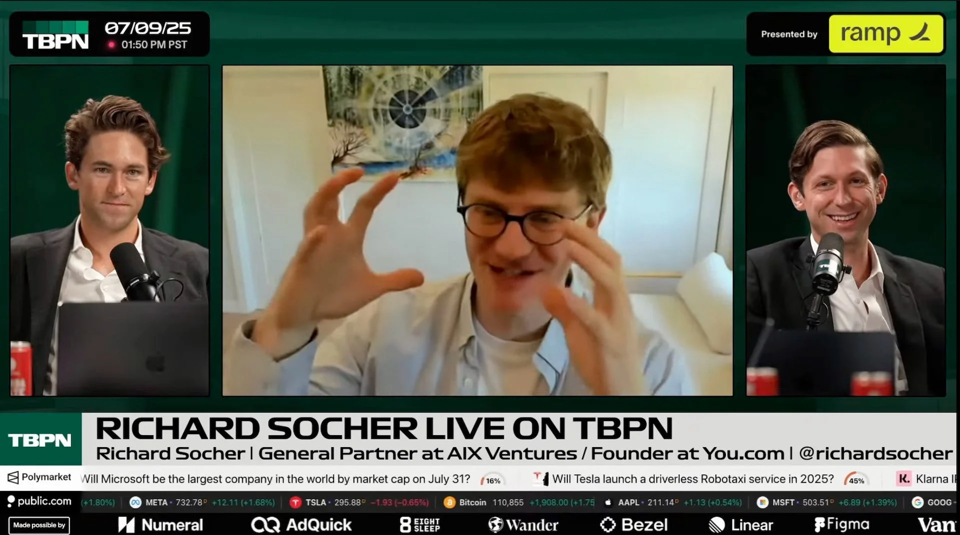 TBPN: Richard Socher on the role of academia vs startups and AIX's investment strategy