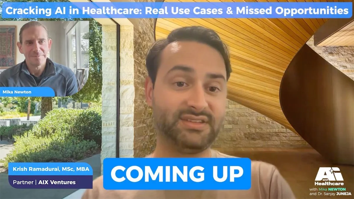 AI and Healthcare Podcast: AIX's Krish Ramadurai: Real Use Cases &amp; Missed Opportunities