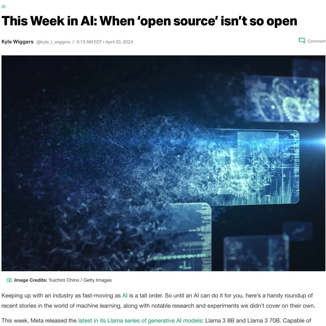 TechCrunch: This Week in AI: When ‘open source’ isn’t so open