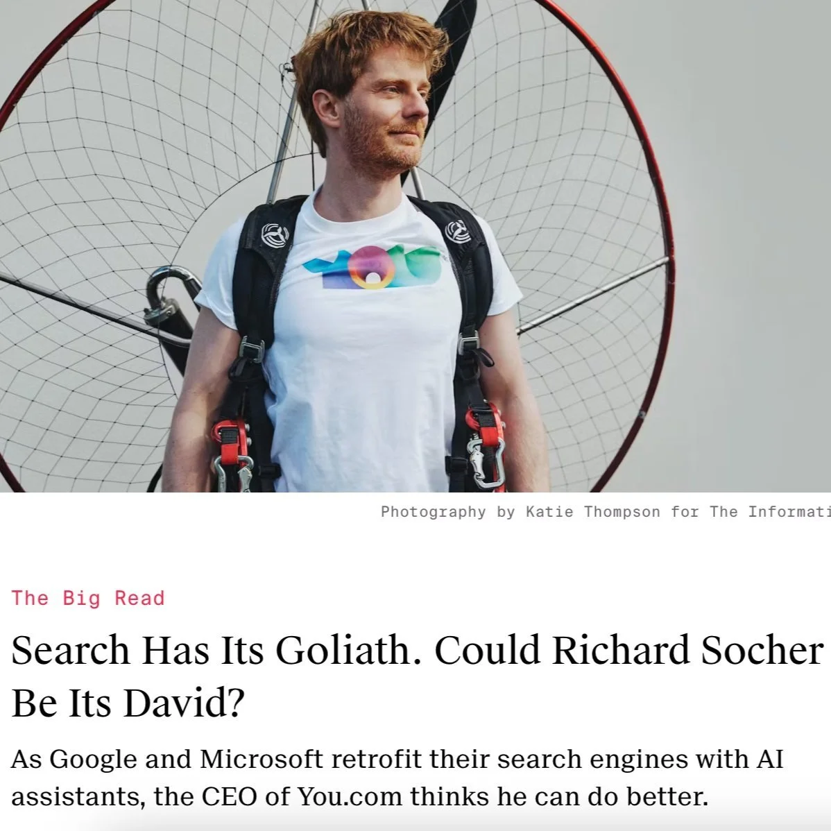 The Information: Search Has Its Goliath. Could Richard Socher Be Its David?