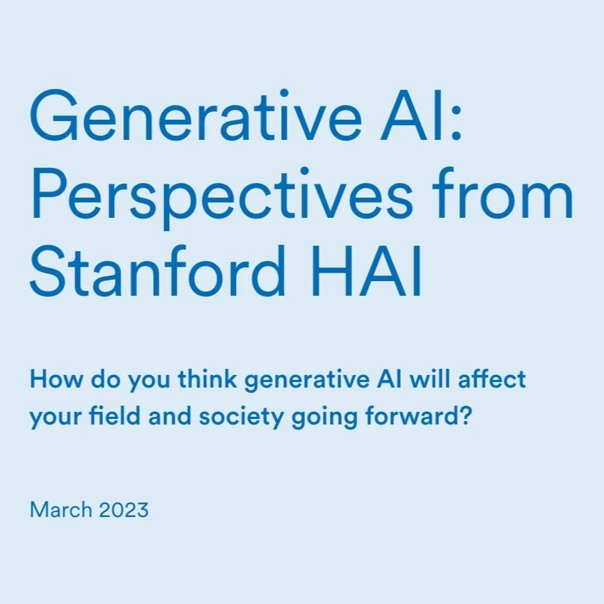 Stanford: Generative AI: Perspectives from Stanford HAI