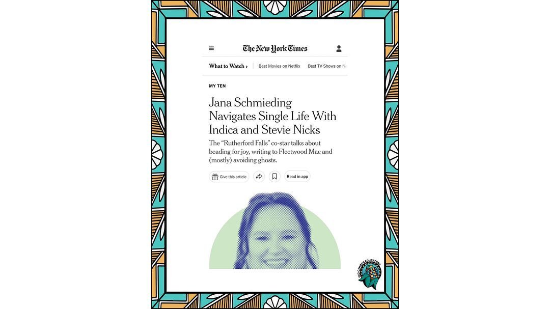 Indigenous Educators is super happy for Indigenous Educator-Jana Schmeiding. She was featured as an Indigenous Educator back in July, 2020.  She is big time now tho as she is one of the 🌟 in @rutherfordfallspeacock and has been featured in the @nyti