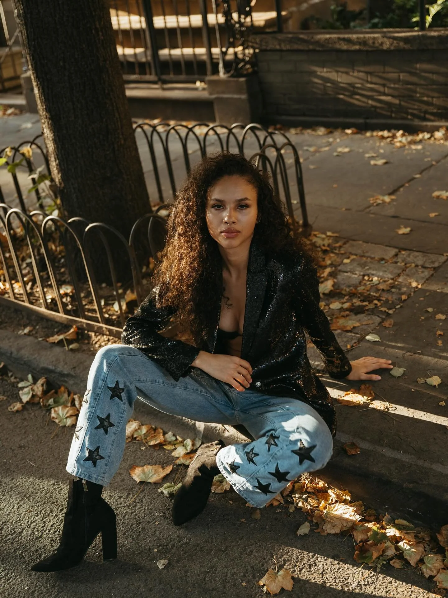 autumn feels with @tgifelice 🤍🍂