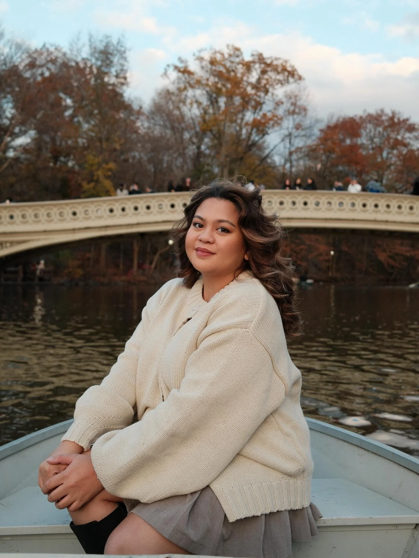 a late autumn adventure in central park 🍂🤍