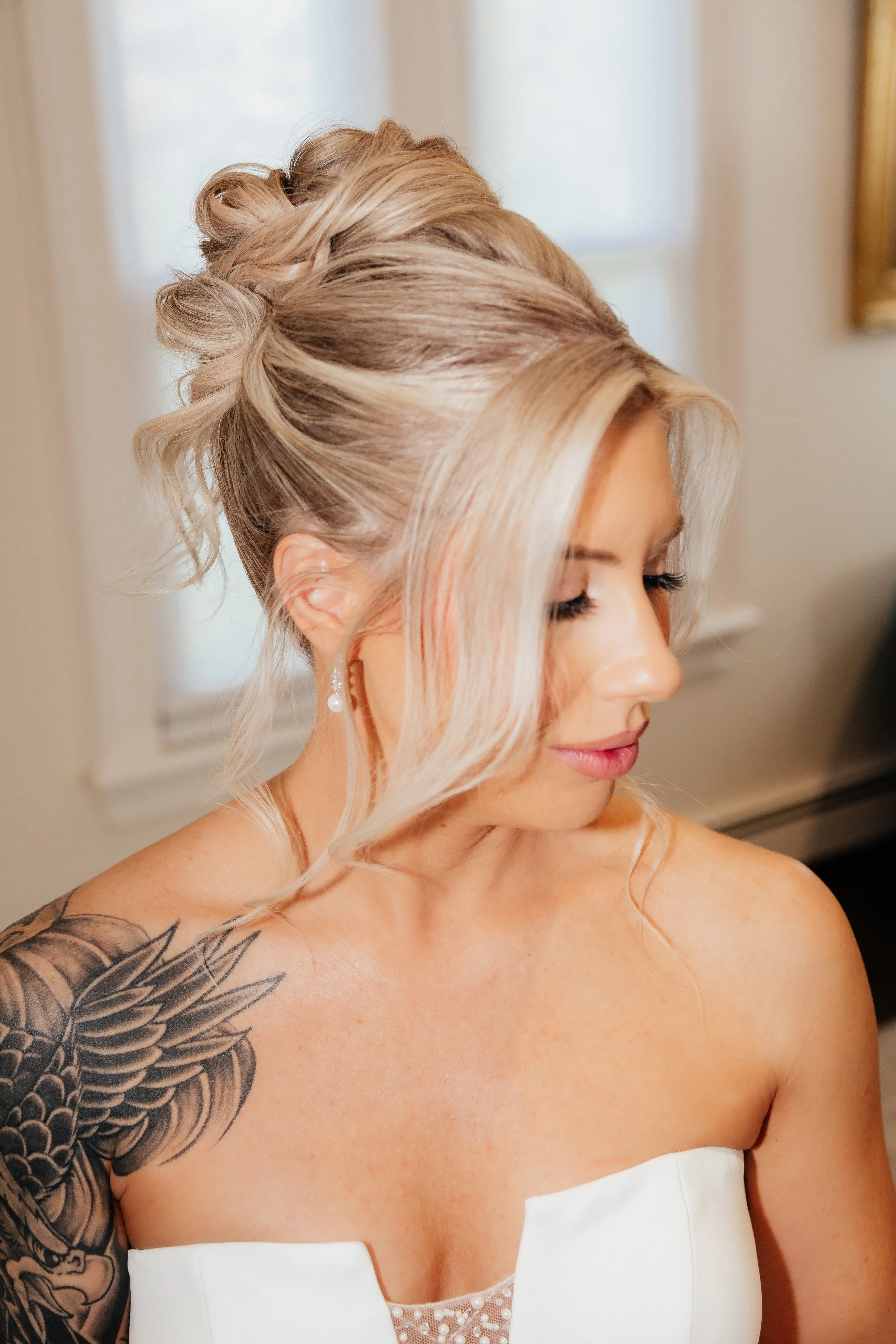 hudson valley wedding hair
