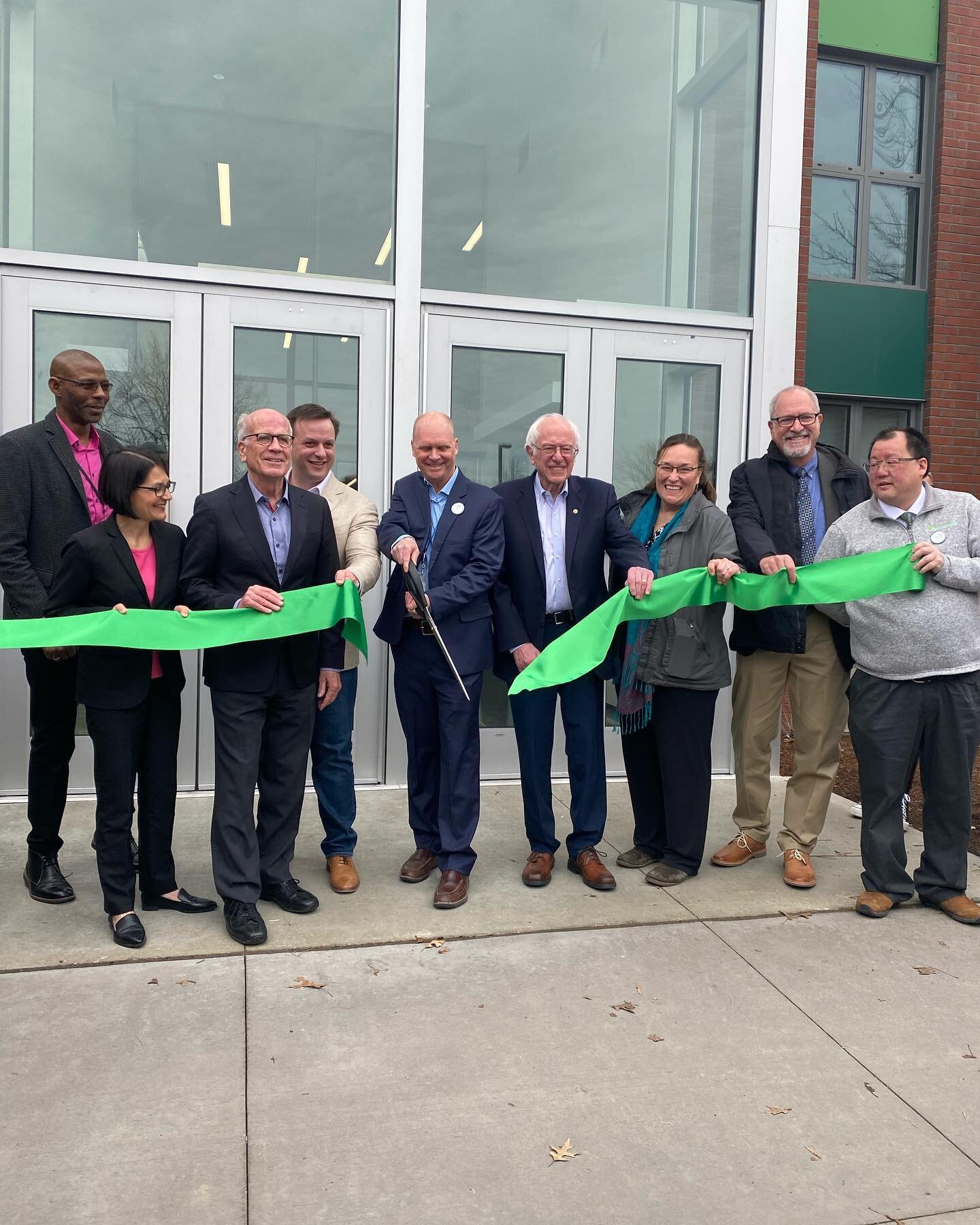 Winooski is where it&rsquo;s at! Today we celebrate the official completion of our incredible school. Joined by our entire federal delegation, city councilors, mayor and deputy mayor,  I hope students know that their leadership is behind them all the
