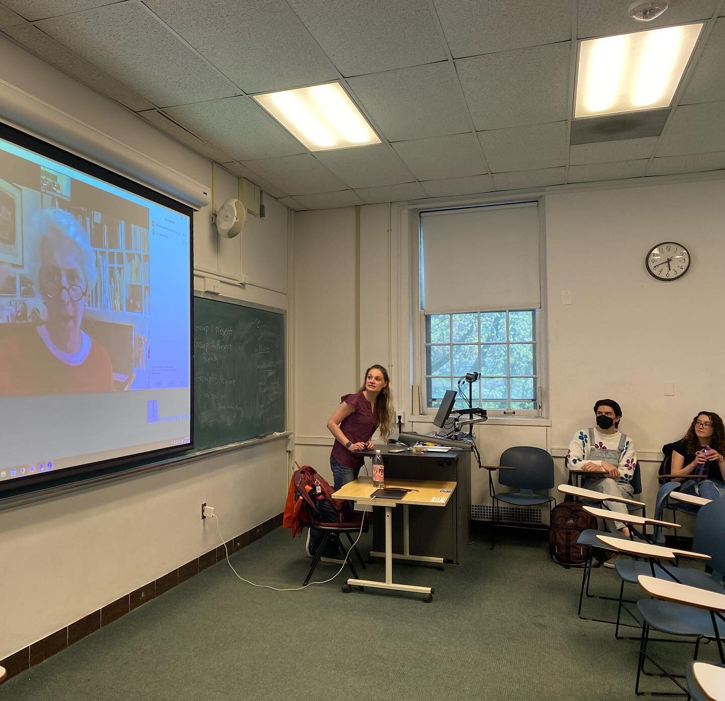 This afternoon @alison.h.clarkson and I heard some great policy presentations from students in @tanyavforvt social work class at @universityofvermont! 
We should be hopeful about tomorrows #socialworkers (and todays!) with their quick grasp of where 