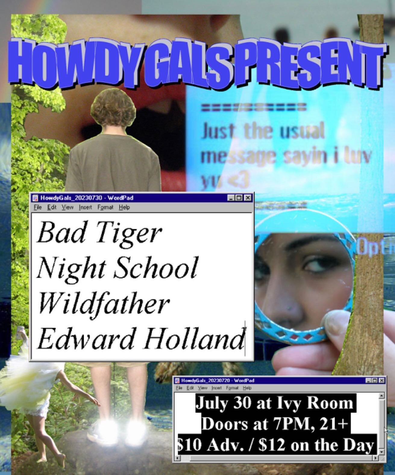 Yooo it&rsquo;s a good one at the end of the month at @ivyroom courtesy of @howdygalsatx 🤩 playing with some all time killers @wildfathermusic and @nightschoolband and @theedwardhollandbandofficial !! We&rsquo;re dropping singles left and right so s