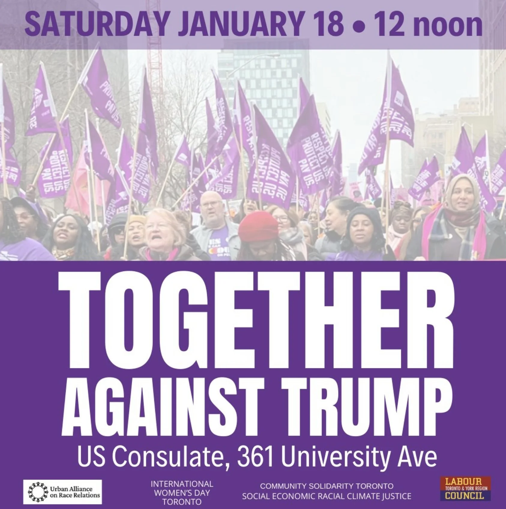 Together Against Trump: No To Hate