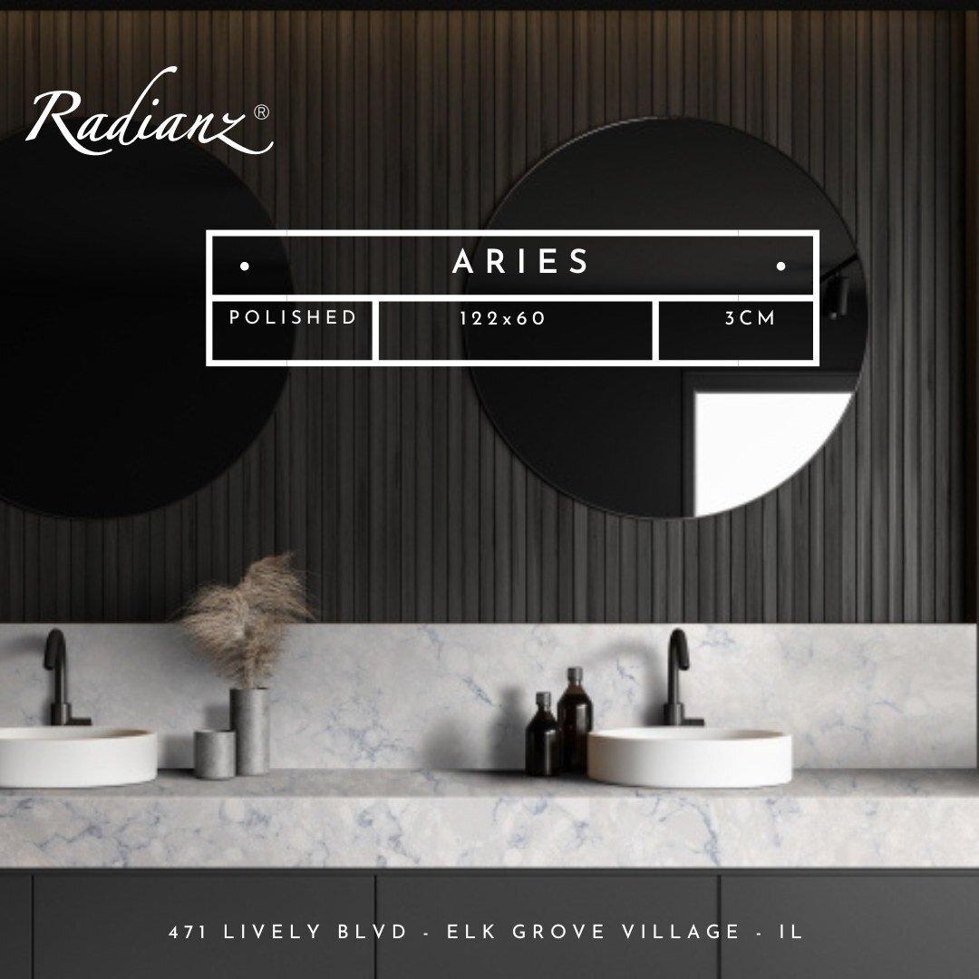 Aries - Strength in Quartz Beauty #radianz #stonelink #quartz #kitchen #countertops