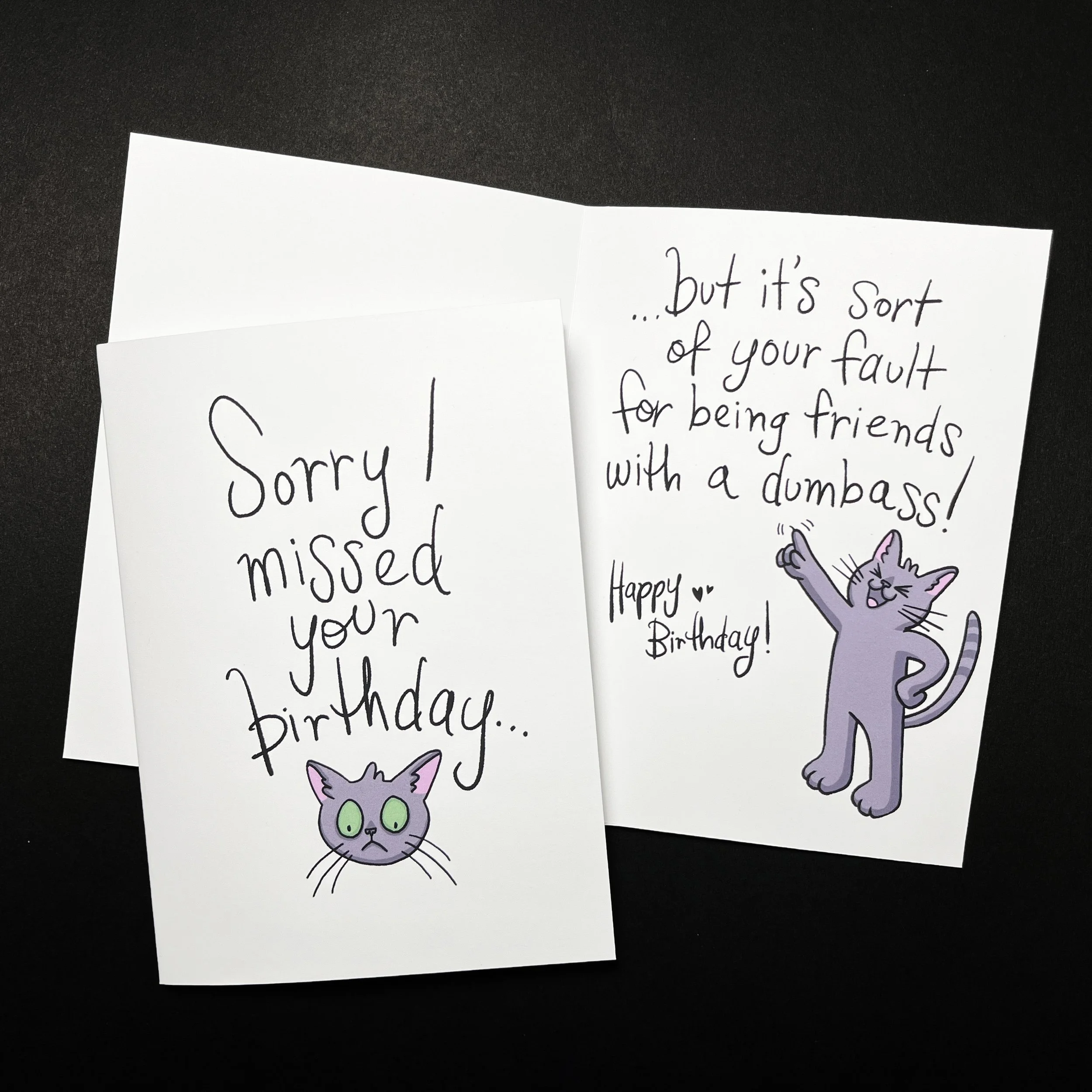 Belated Birthday Card Printable