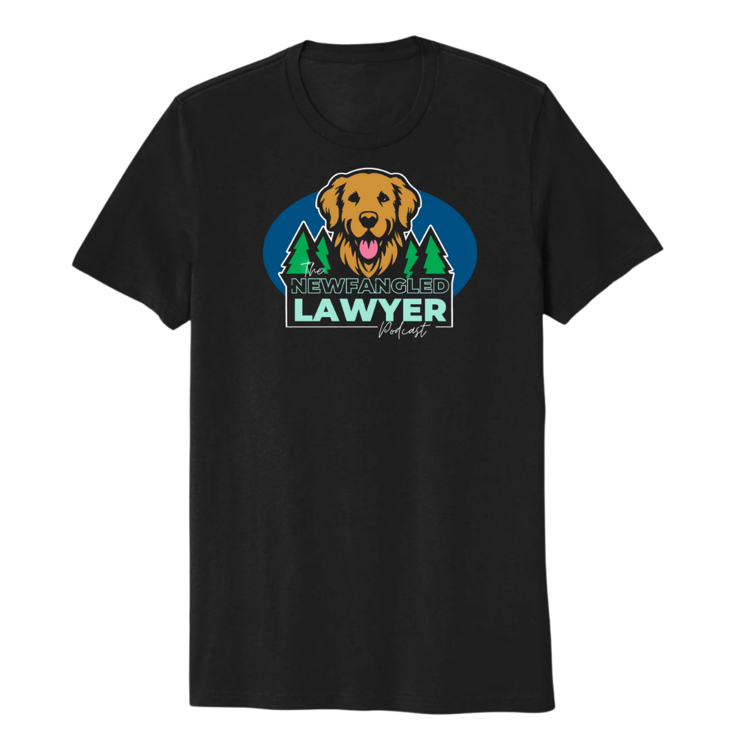 The Newfangled Lawyer Podcast T-shirt (Bear)