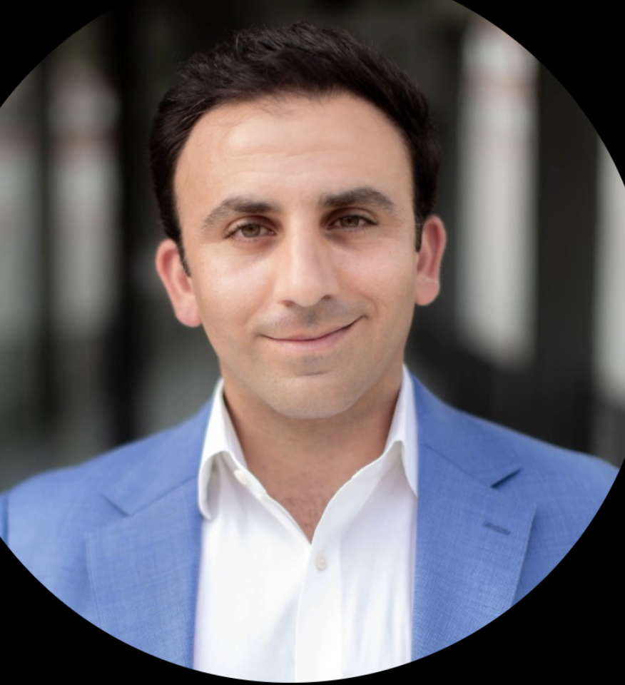 Headshot of Georges Bahri, who had transformative executive voice coaching from D'Arcy Webb.