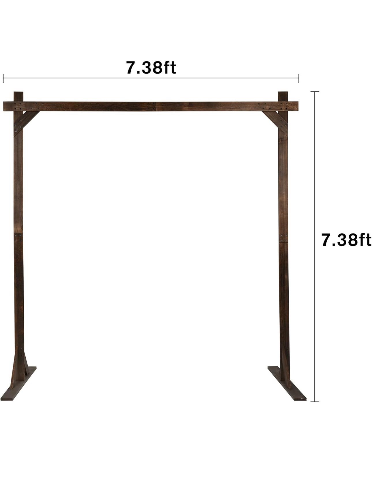 Rectangle Wooden Arbor