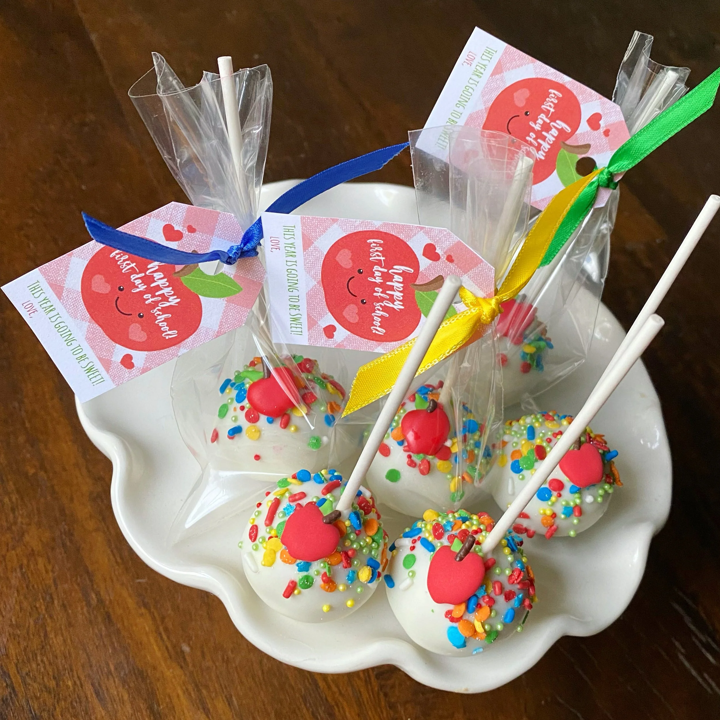 Cake pop favors