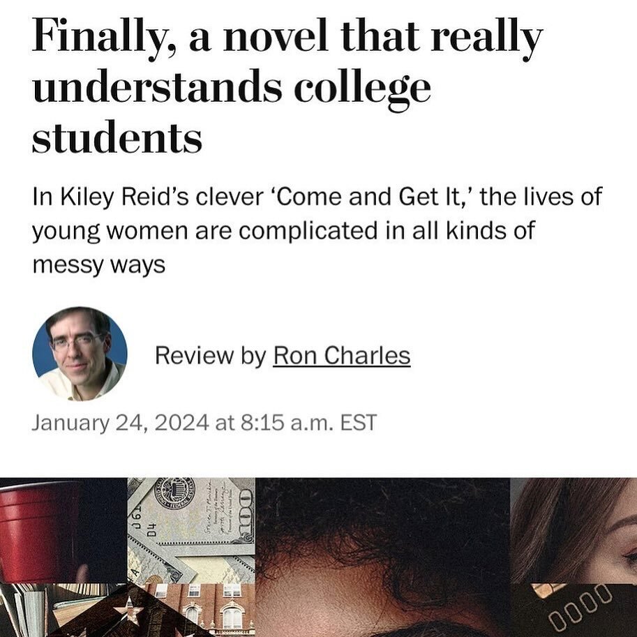 Repost @sallyjkim:

If I could quote this entire rave Ron Charles @washingtonpost review, I would. Just stunning, @kileyreid. 🎉📚🐖@katie_clay 

&ldquo;You&rsquo;re in the presence of a master plotter who&rsquo;s engineering a spectacular intersecti