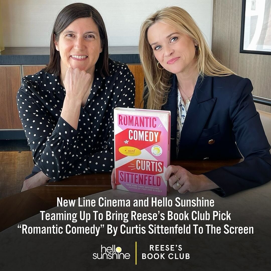 We&rsquo;re celebrating Valentine&rsquo;s Day with a #RomanticComedy 💕😉 The #ReesesBookClub Pick &ldquo;Romantic Comedy&rdquo; by Curtis Sittenfeld is officially coming to the screen in collaboration with @NewLineCinema! 📖📺

We&rsquo;re celebrati