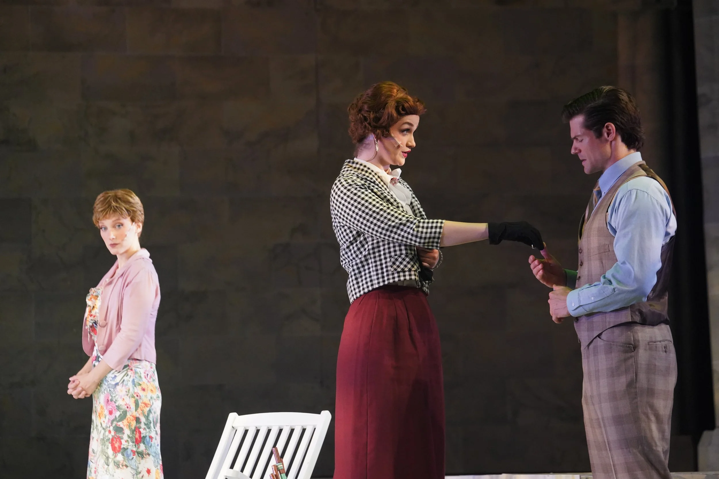 Kiley as The Baroness Elsa Schraeder in "The Sound of Music" at Riverside Center for the Performing Arts / Dir. Patrick A'Hearn.