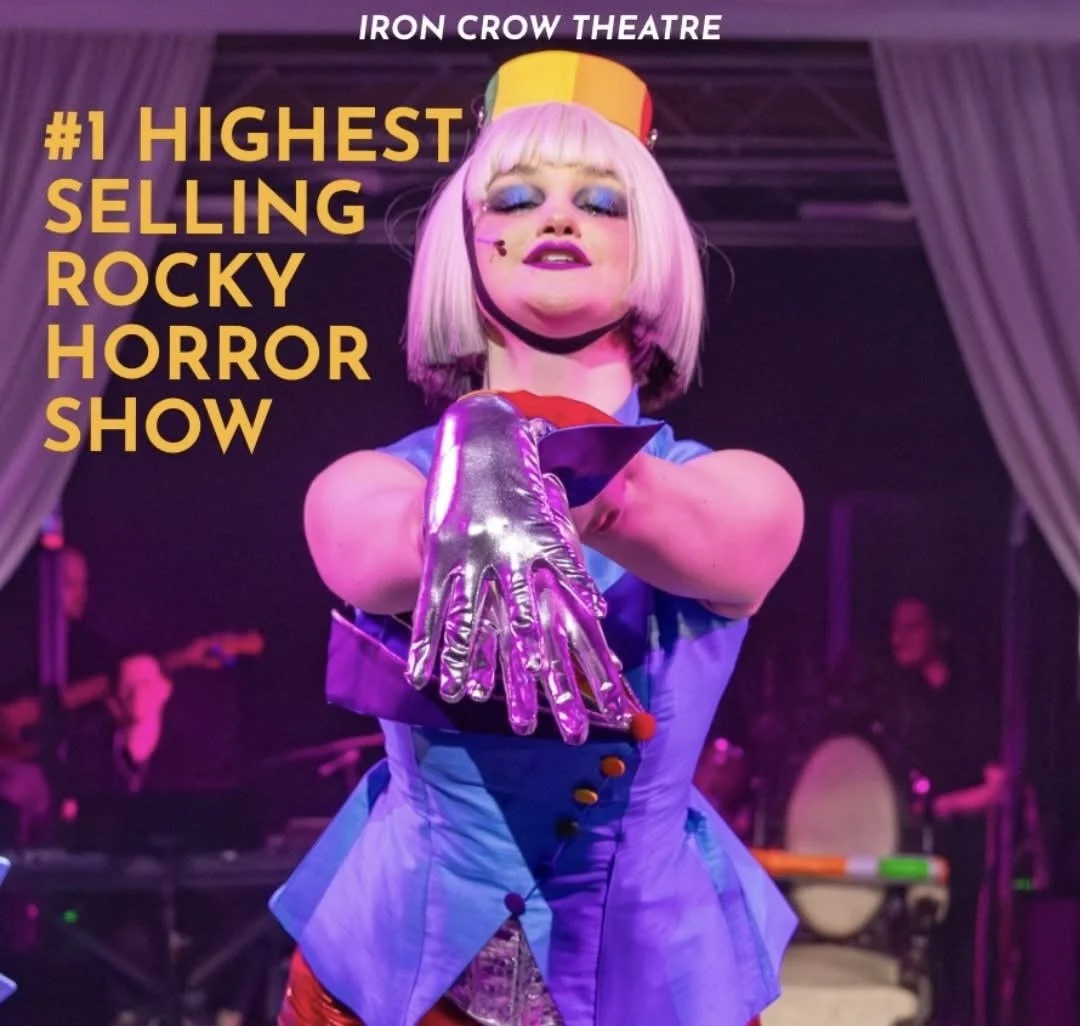 Kiley as Columbia in "The Rocky Horror Show" at Iron Crow Theatre / dir. Sean Elias