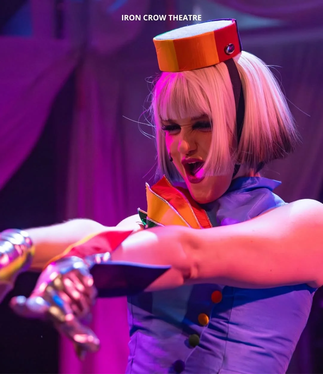 Kiley as Columbia in "The Rocky Horror Show" at Iron Crow Theatre / dir. Sean Elias