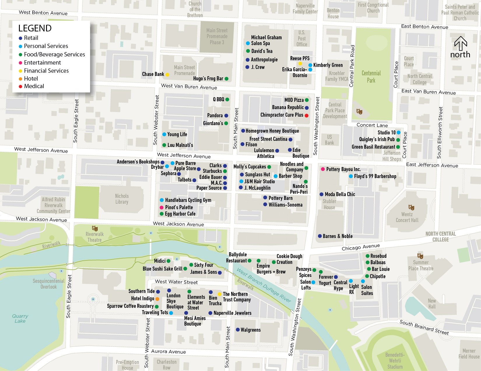 River Run Amenities Map